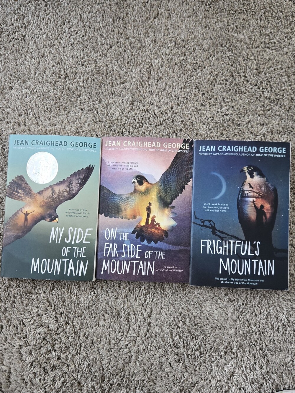 Jean Craighead George Mountain Trilogy Paperback Set - Multicolor Covers